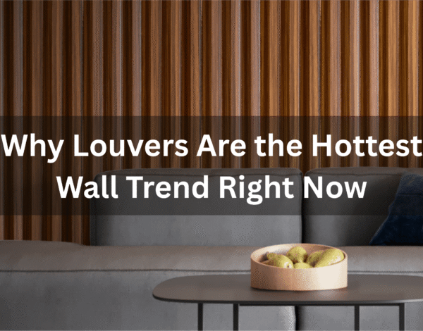 Why Louvers Are the Hottest Wall Trend Right Now